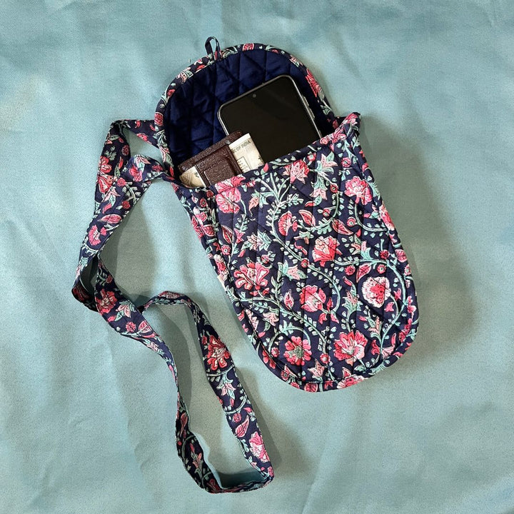 Bahaar Handblock Print Cotton Sling Bag