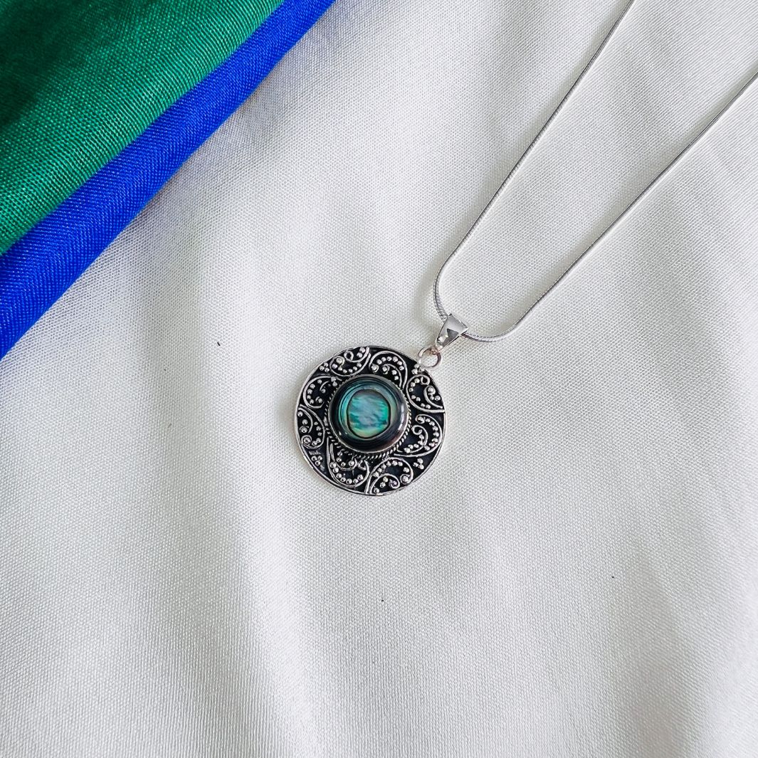 Abalone 925 Silver Pendant