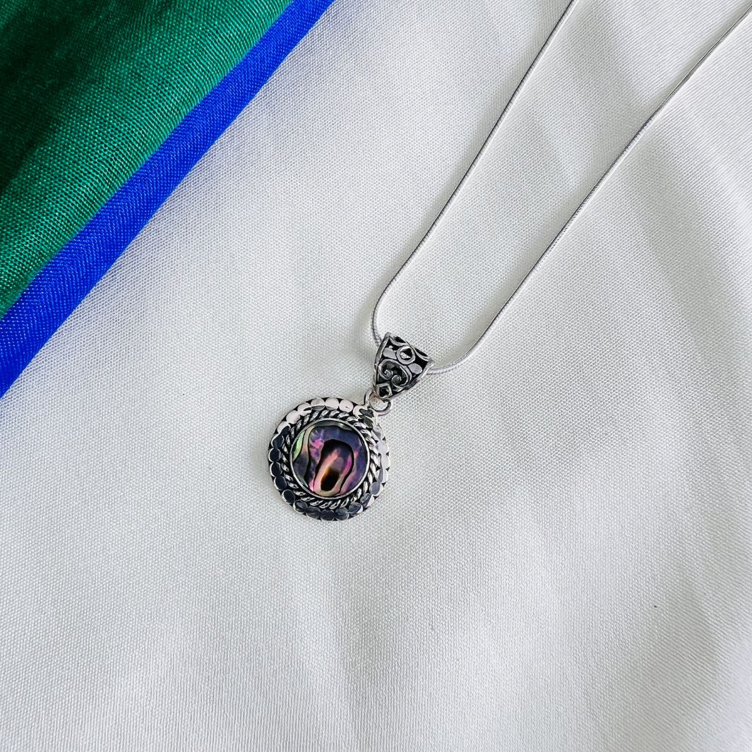 Abalone 925 Silver Pendant