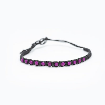 Multicolour Thread & Bead Bracelet - Set Of 3