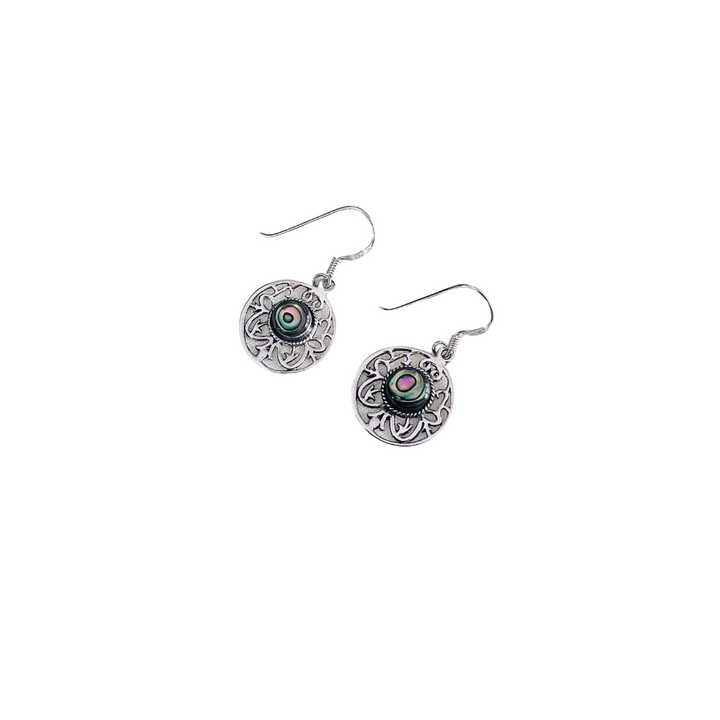 Abalone 925 Silver Earrings