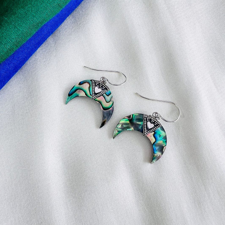 Abalone 925 Silver Earrings