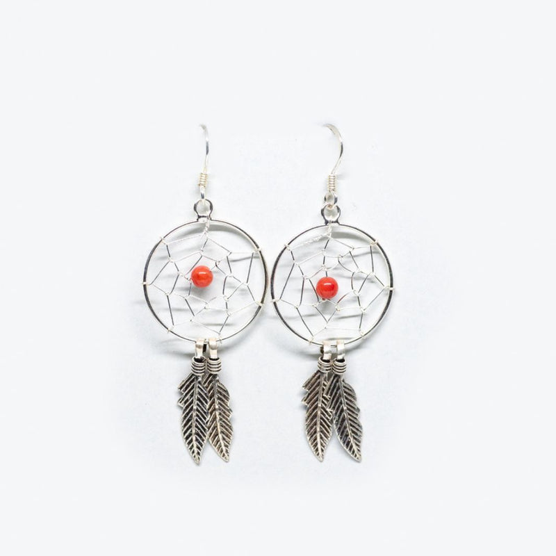 925 Silver Dreamcatcher Earrings