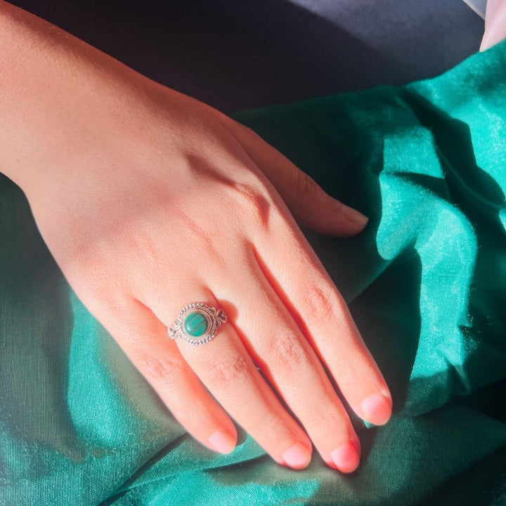 Malachite 925 Silver Ring