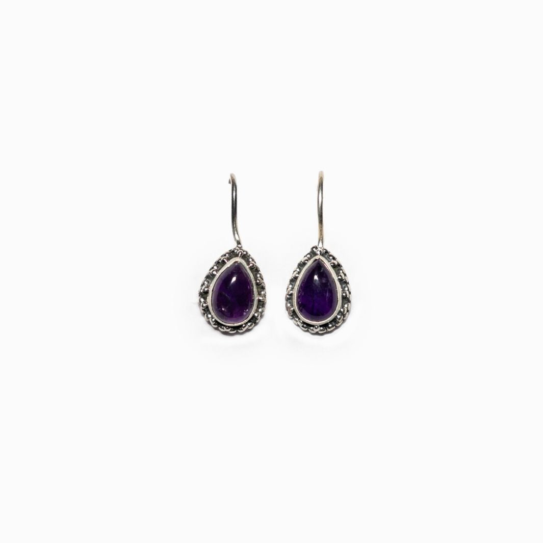 Amethyst 925 Silver Earrings