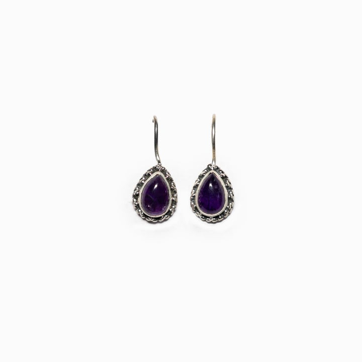 Amethyst 925 Silver Earrings