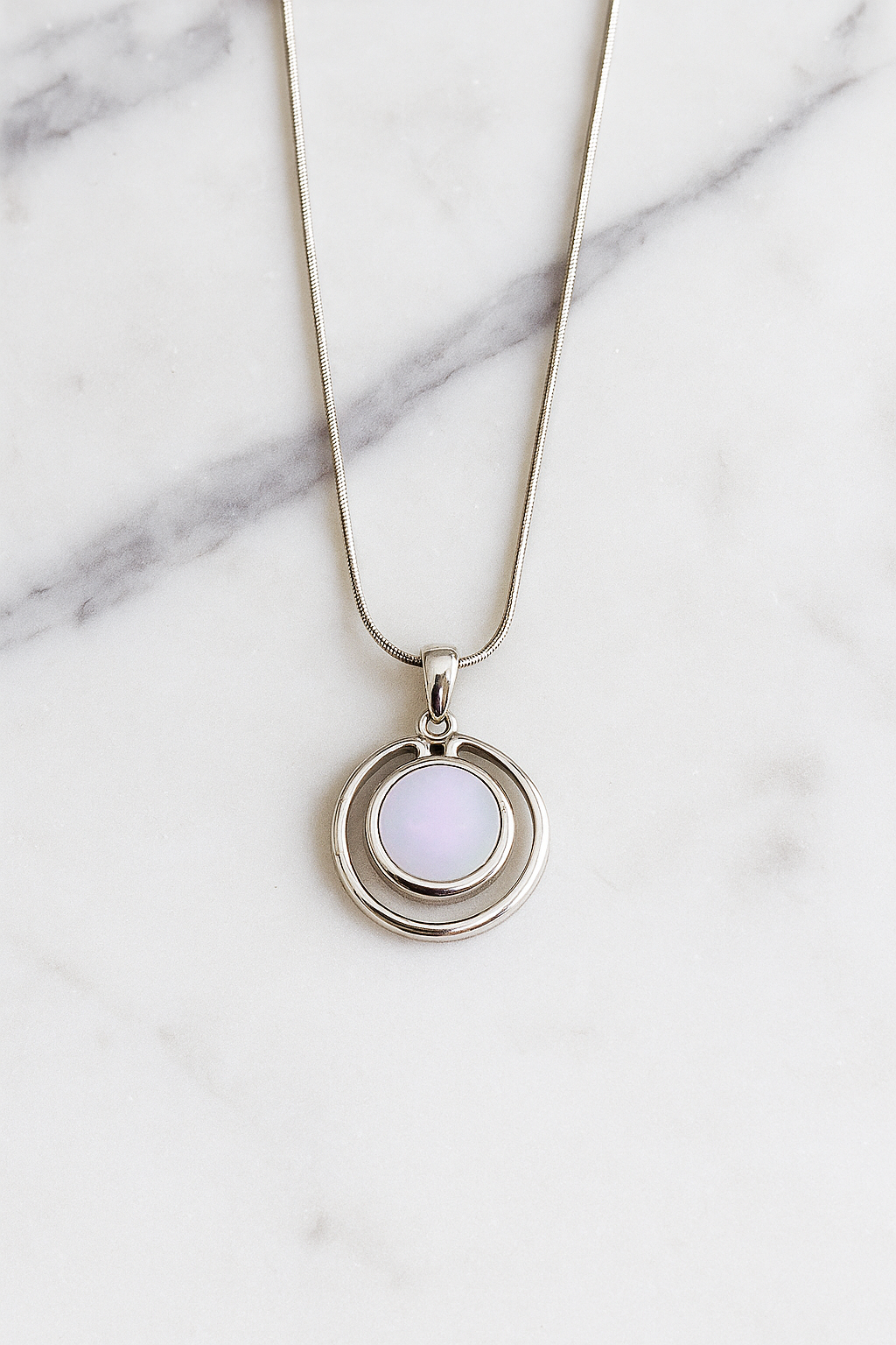 Mother Of Pearl 925 Silver Pendant