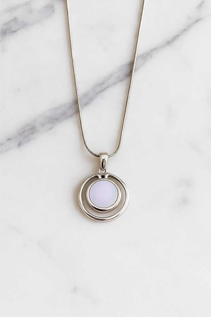 Mother Of Pearl 925 Silver Pendant