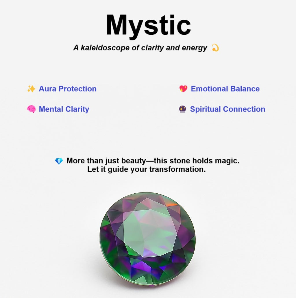 Mystic 925 Silver Drop Shaped Earrings