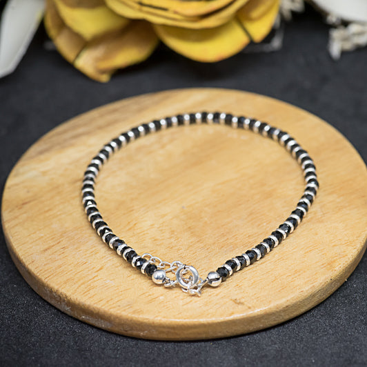 Black 925 Silver-Nazariya Anklet