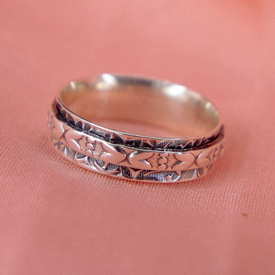 Rustic 925 Silver-Ring