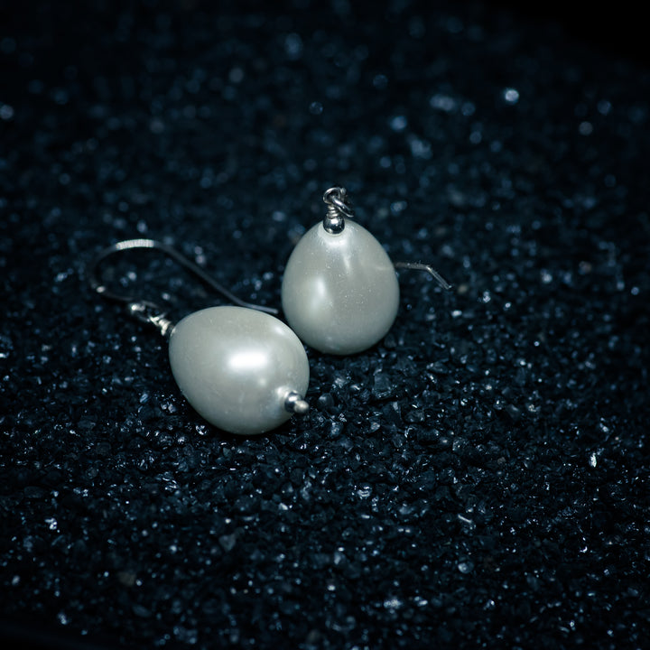 Classic 925 Silver-Pearl Earrings